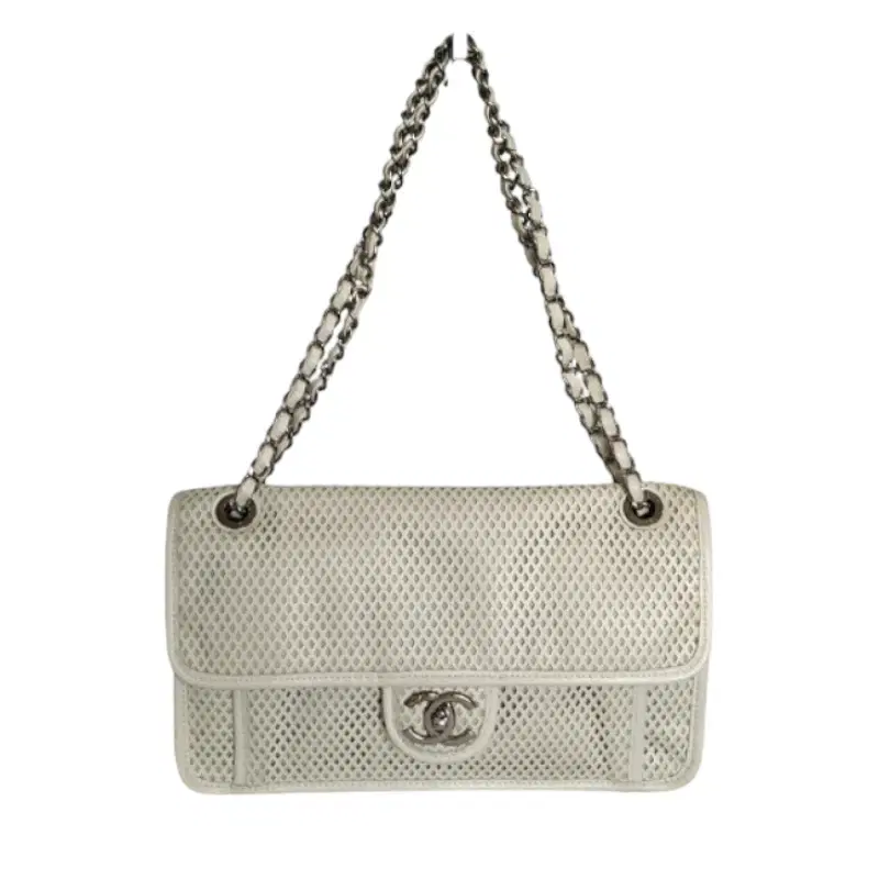 Chanel Up in the Air Classic Perforated Leather Flap Bag