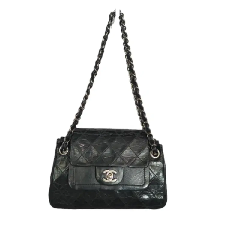 Chanel Quilted Distressed Calfskin Classic Double Flap Bag-Hover-Image