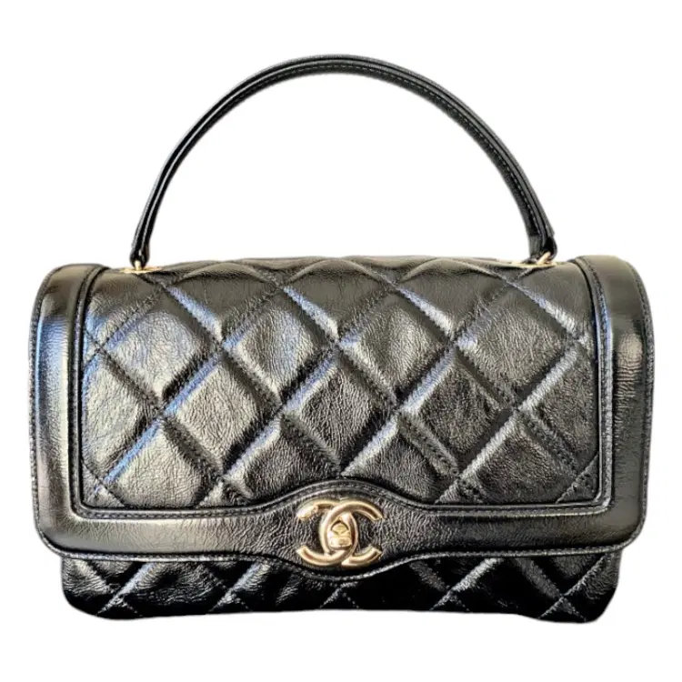 Chanel Black Flap Crossbody Bag-Hover-Image