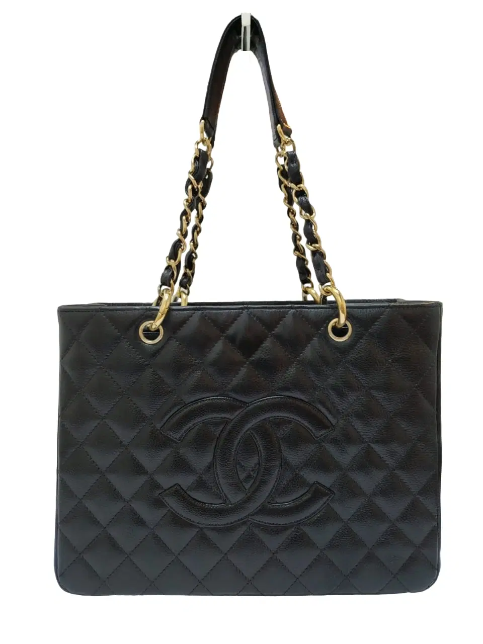 Chanel Black Quilted Grand Shopping Tote