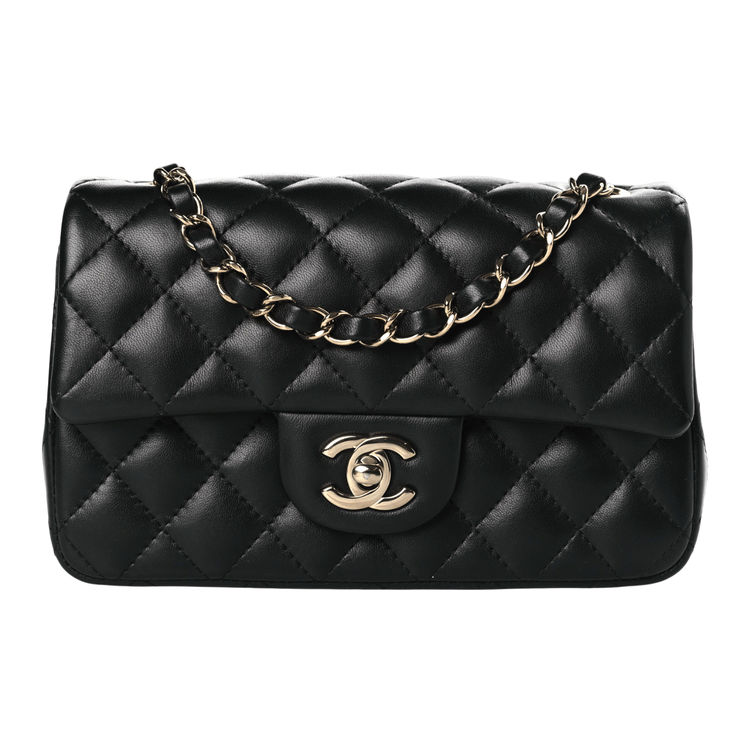 Chanel Mini Rectangular Black GHW-Hover-Image