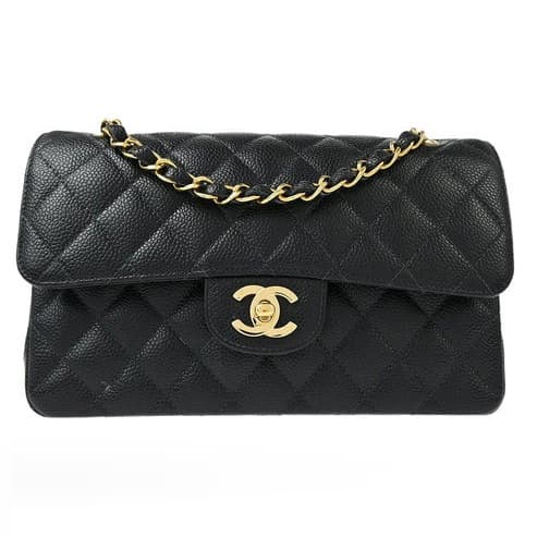 Chanel Classic Caviar Small Rectangular Shoulder Bag