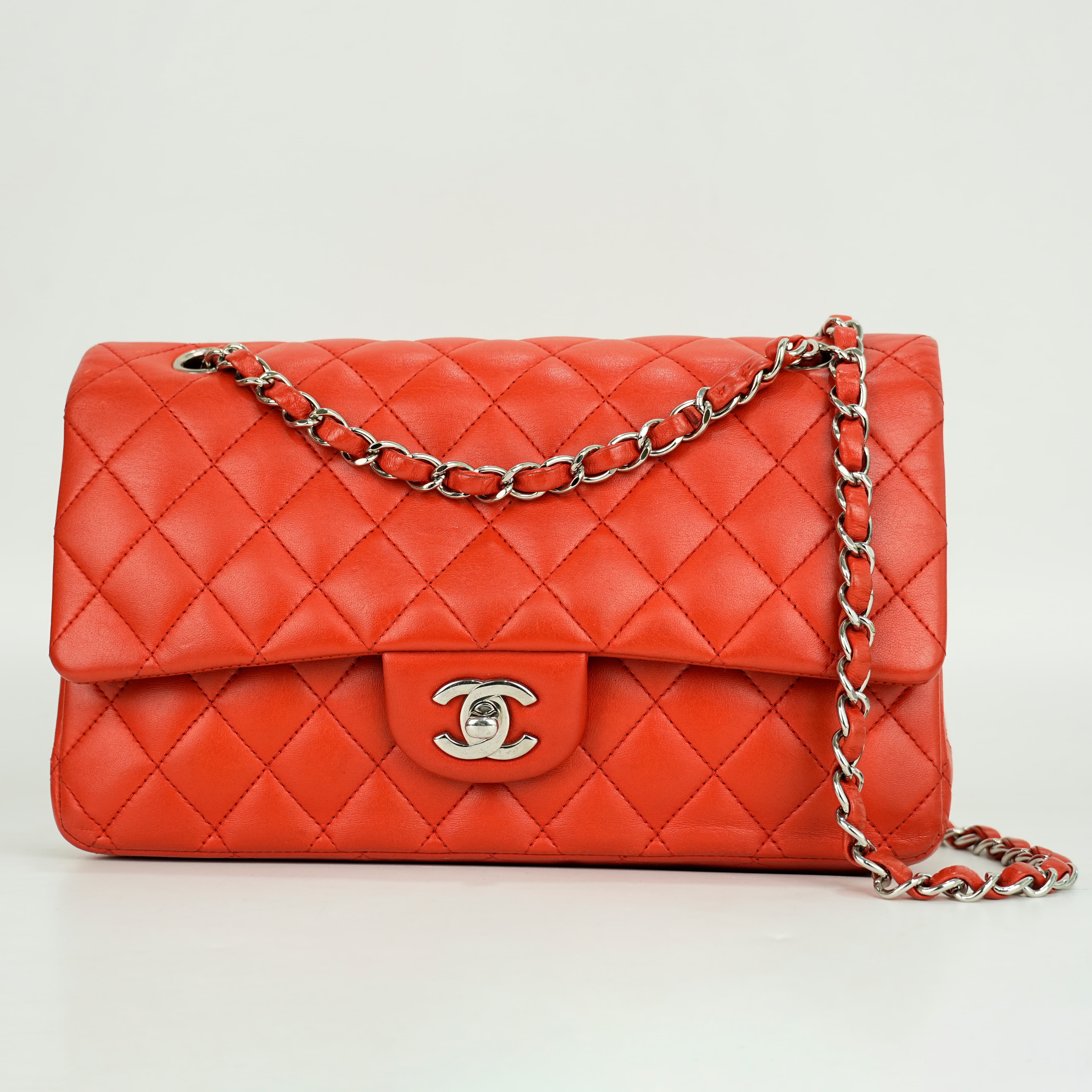 Chanel Classic Double Flap Quilted Leather Shoulder Bag