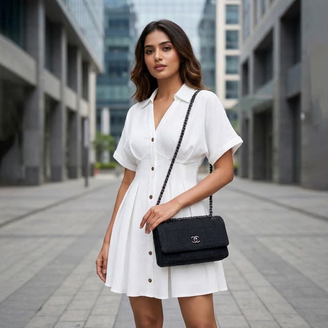 Chanel Timeless/Classique tweed Flap crossbody bag-Hover-Image
