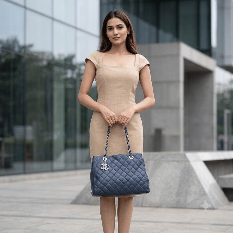 Chanel Quilted Leather Handbag-Hover-Image
