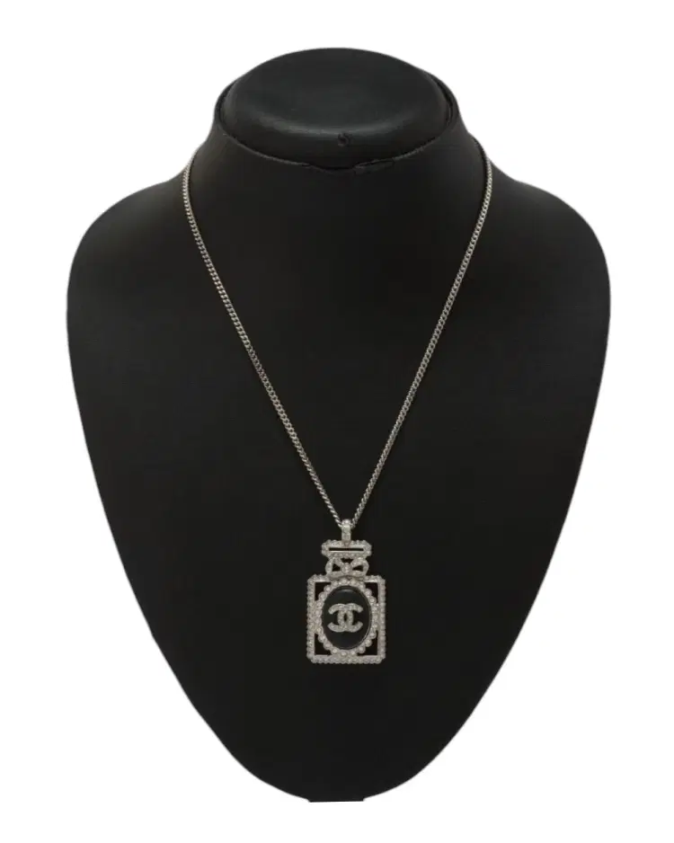 Chanel CC Diamond Studded Necklace-Hover-Image