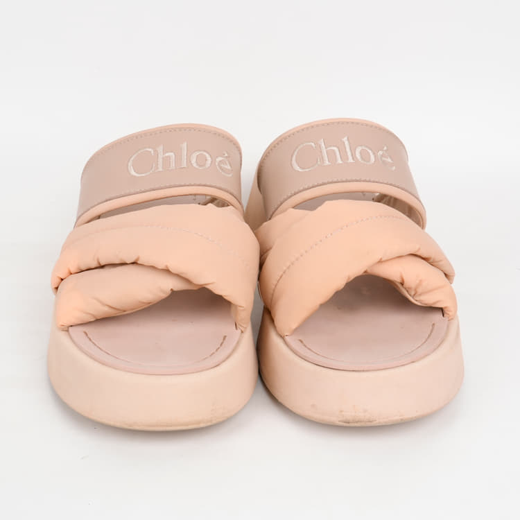 Size 38 - Chloe Mila Flatform Slide Sandals-Hover-Image