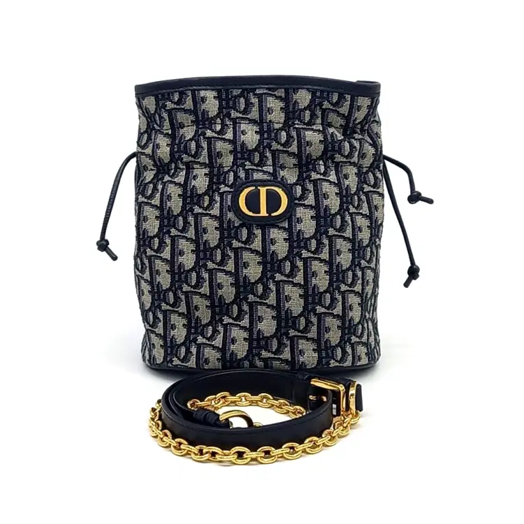 Christian Dior 30 Montaigne Drawstring Mini Bucket Bag-Hover-Image