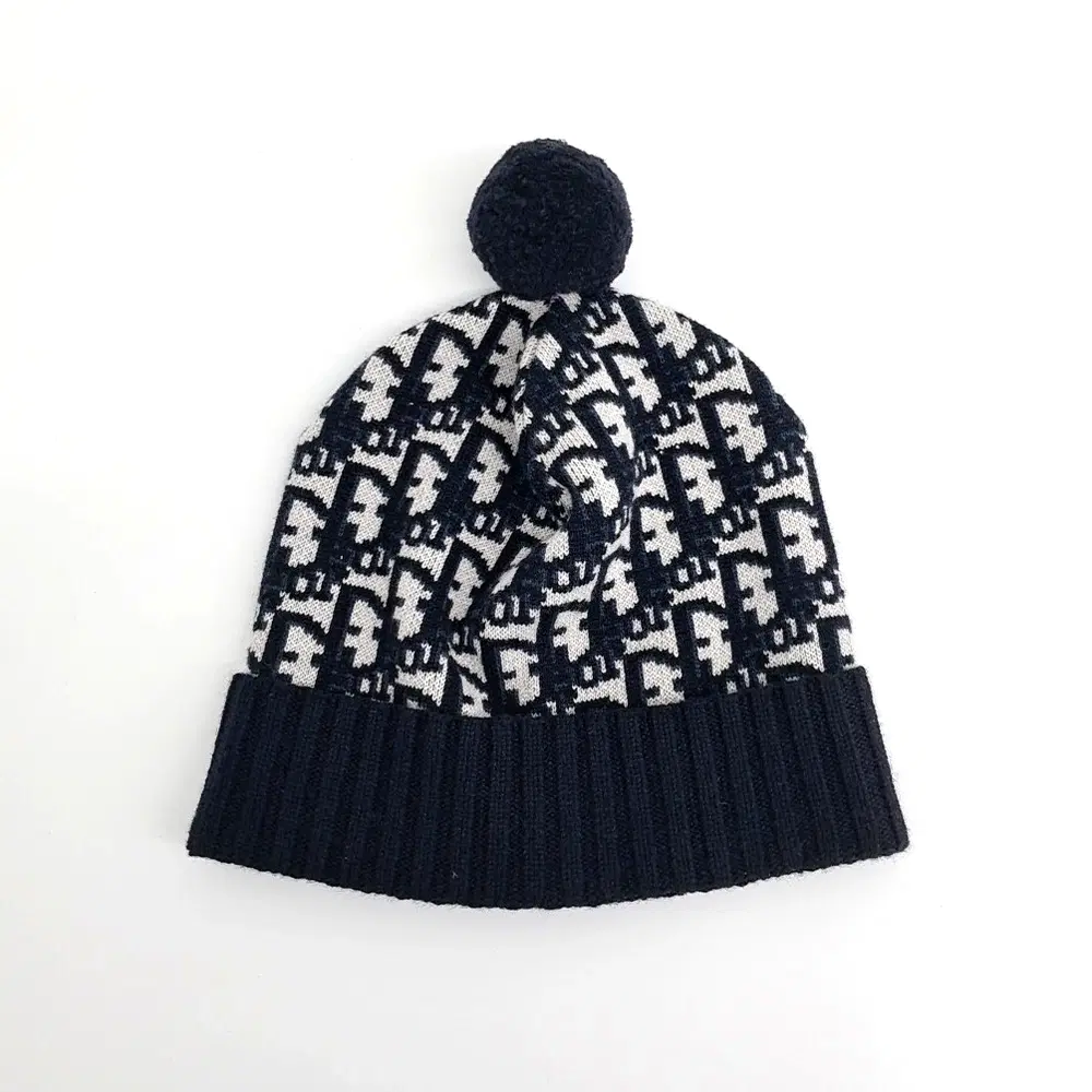 Christian Dior Oblique Cashmere Beanie