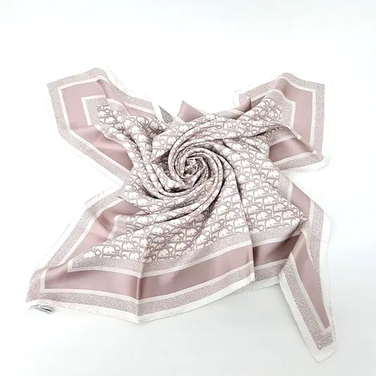 Christian Dior Oblique Dior Twin Silk Scarf