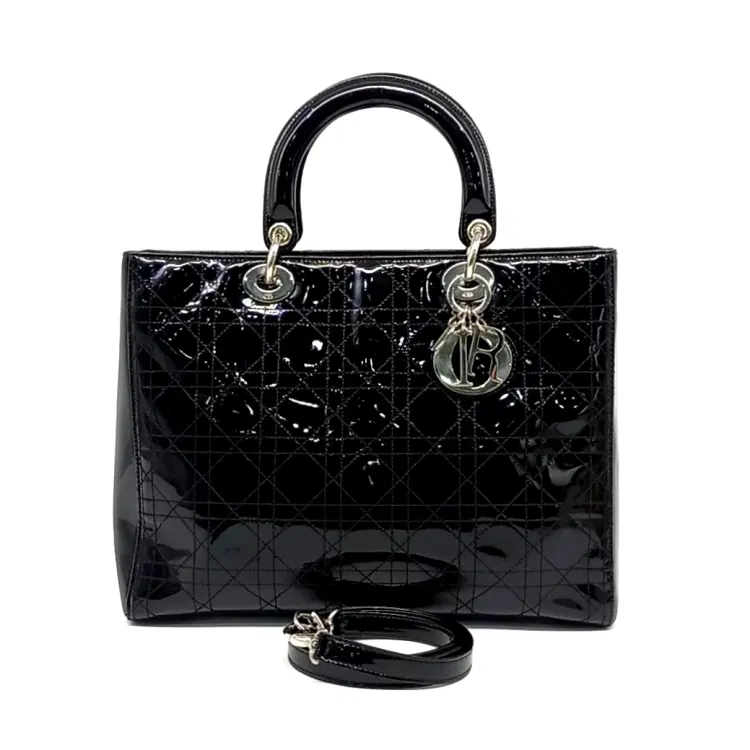 Christian Dior Patent Lady Bag Large-Hover-Image