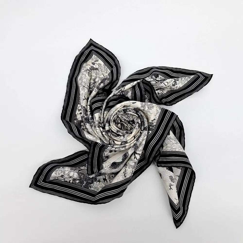 Christian Dior silk scarf
