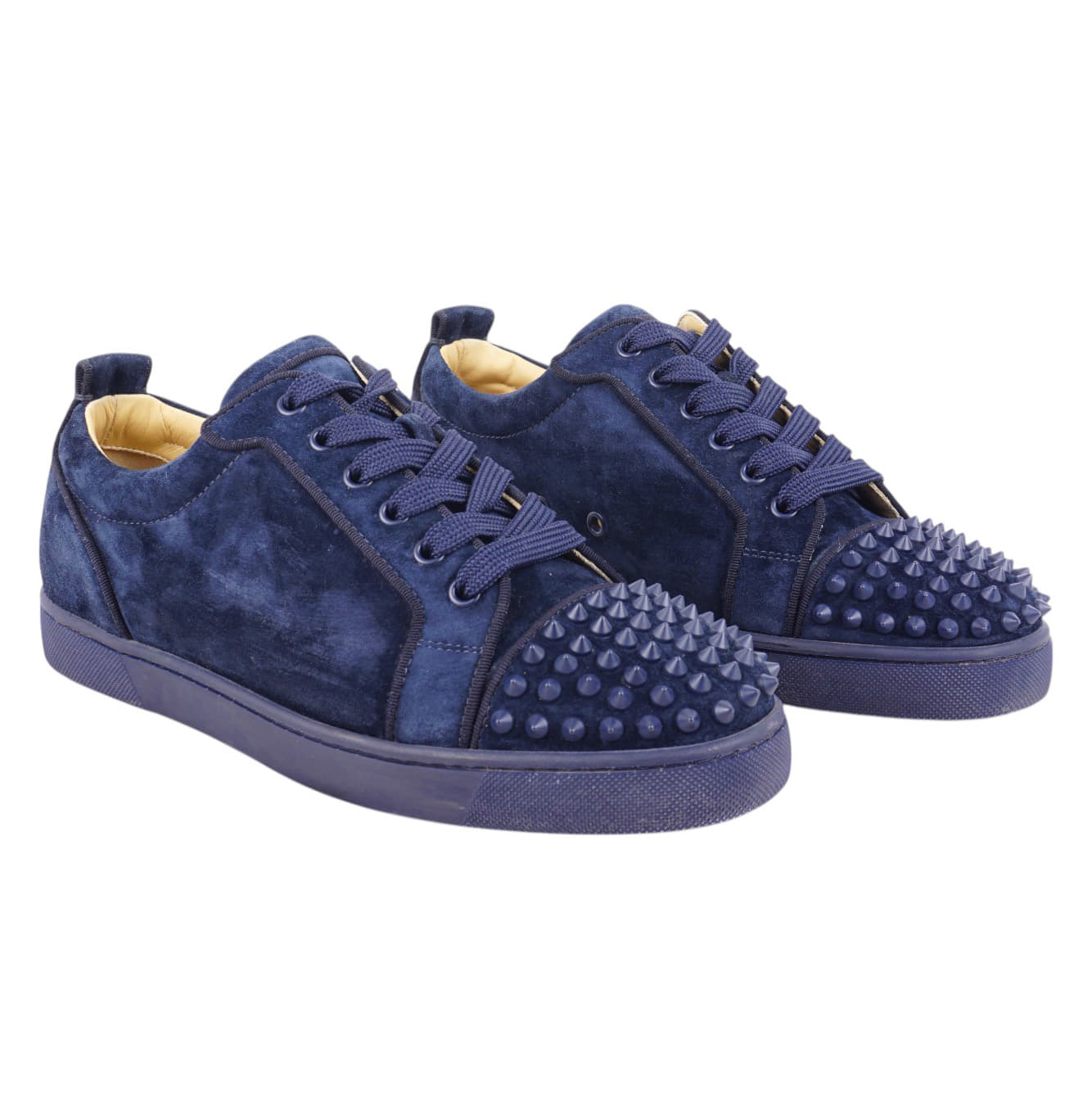 Size 40 - Christian Louboutin Louis Spikes Suede Sneakers Men-Euro 40
