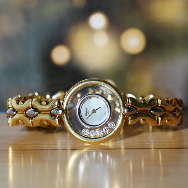Chopard Happy Diamonds 18k Yellow Gold Ladies Watch