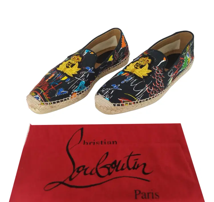 Size 40 - Christian Louboutin Nanou Orlato Flat Espadrilles-Hover-Image