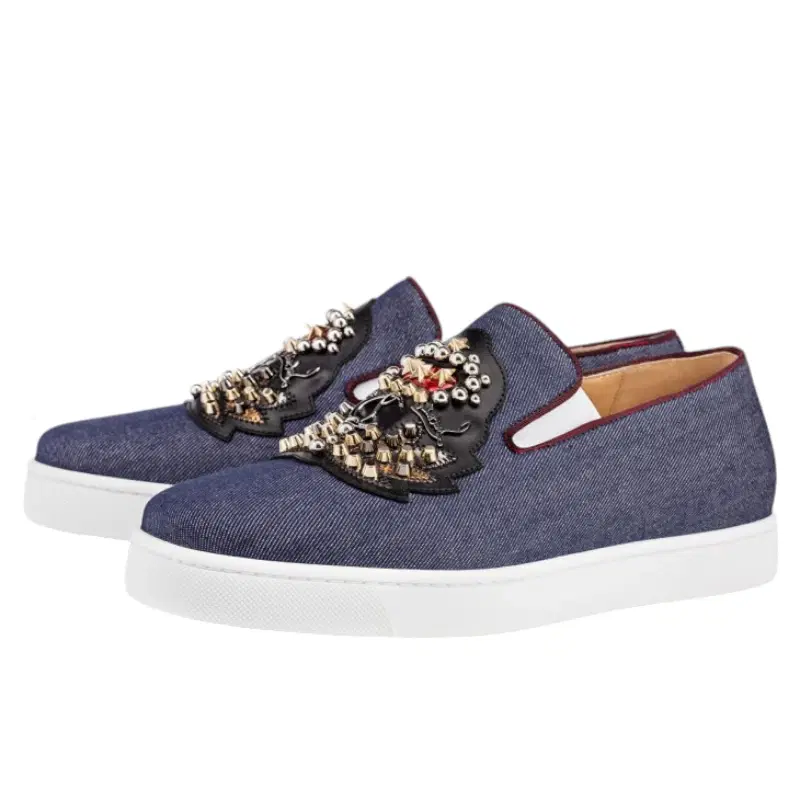 Christian Louboutin Ecuboat Denim Flat