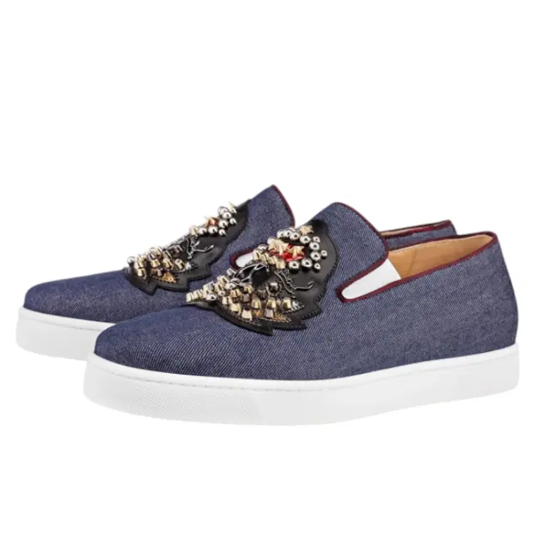 Christian Louboutin Ecuboat Denim Flat-Hover-Image