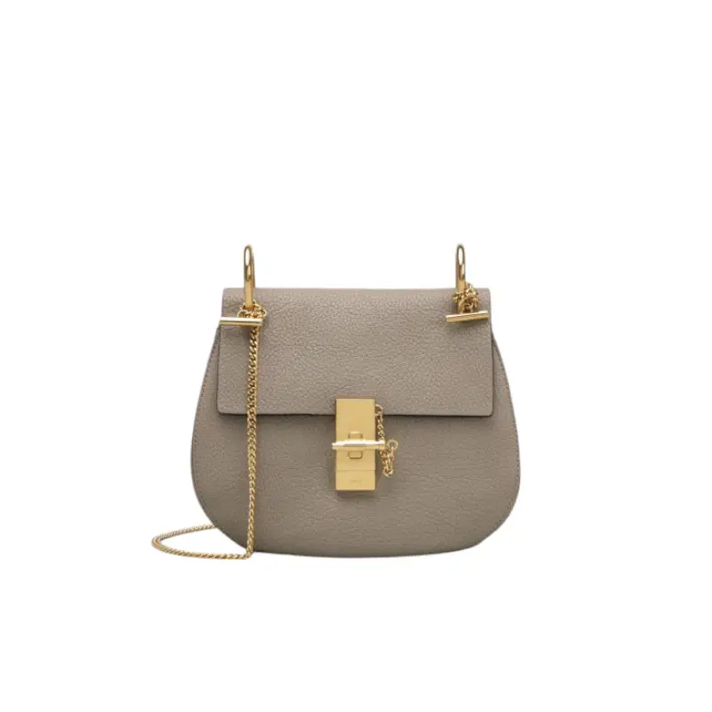 Chloe Drew Shoulder Bag, Motty Grey | Luxepolis.com