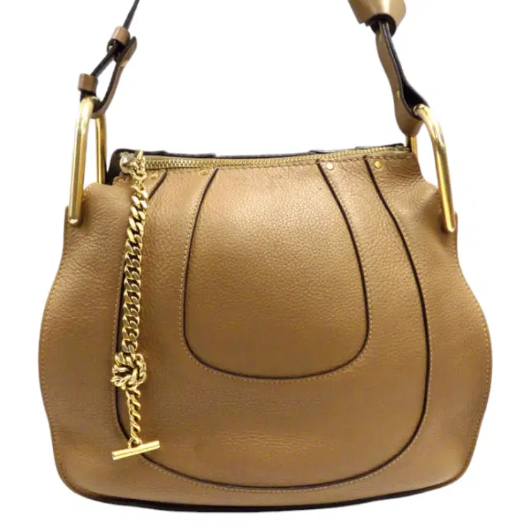 Chlo? Hayley Mini Textured-Leather Shoulder Bag-Hover-Image