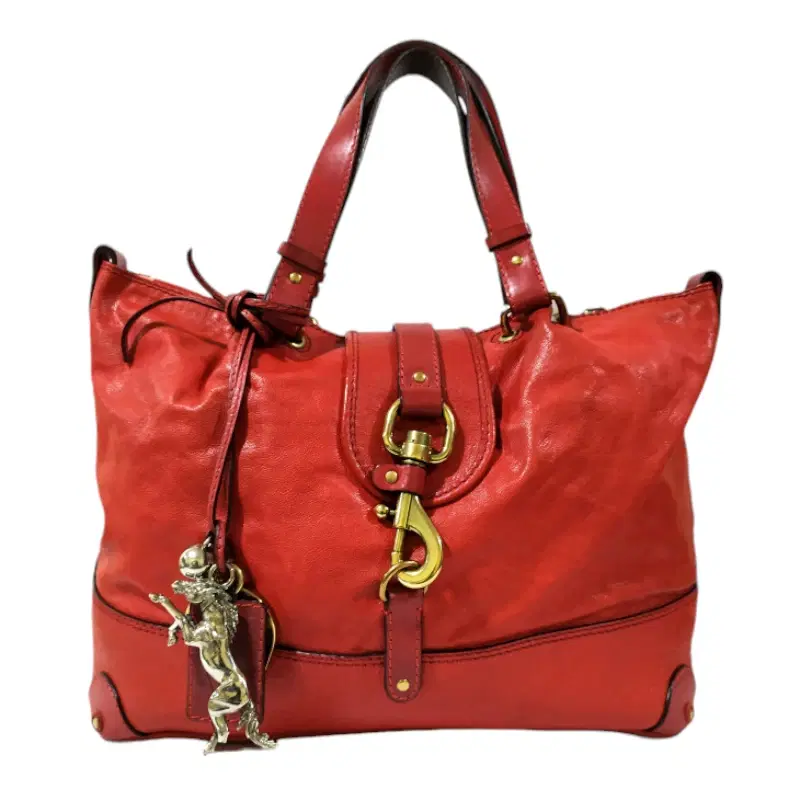 Chloe Kerala Red Grained Leather Tote