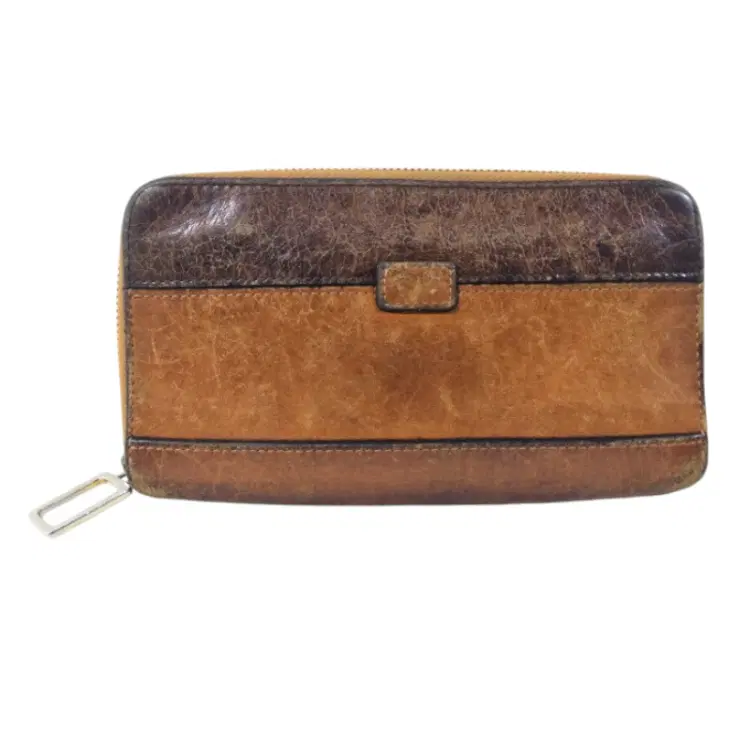 Chloe Leather Zip Around Wallet-Hover-Image