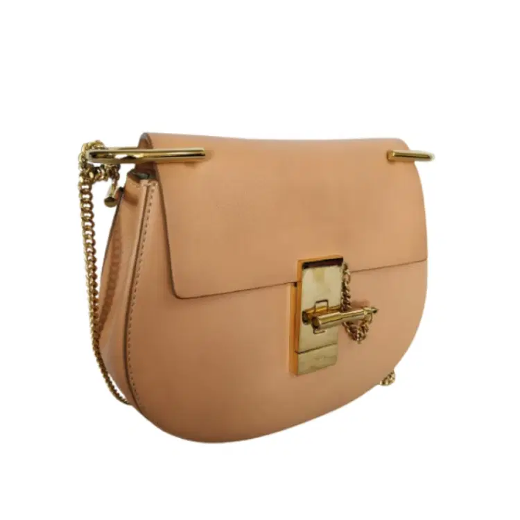 Chloe Drew Mini Leather Shoulder Bag-Hover-Image