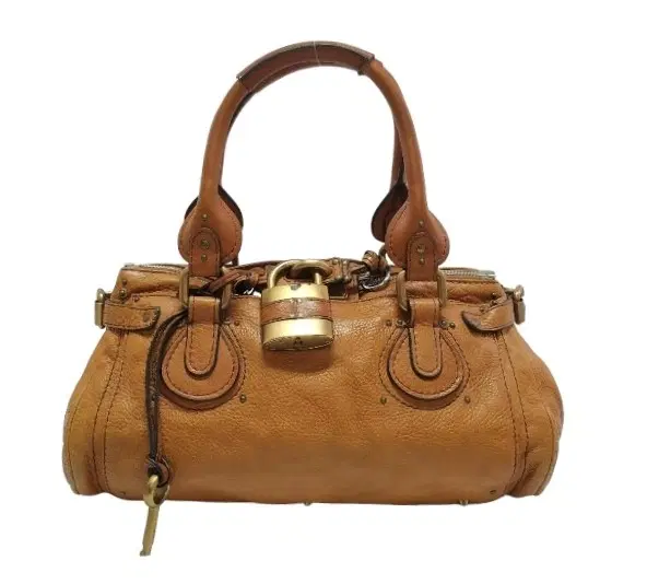 Chloe Brown Paddington Padlock Bag-Hover-Image