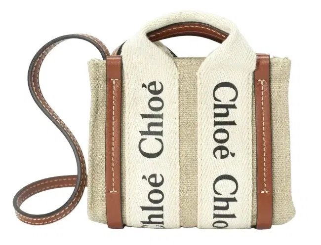 Chloe Woody Nano Tote Bag With Shoulder Strap