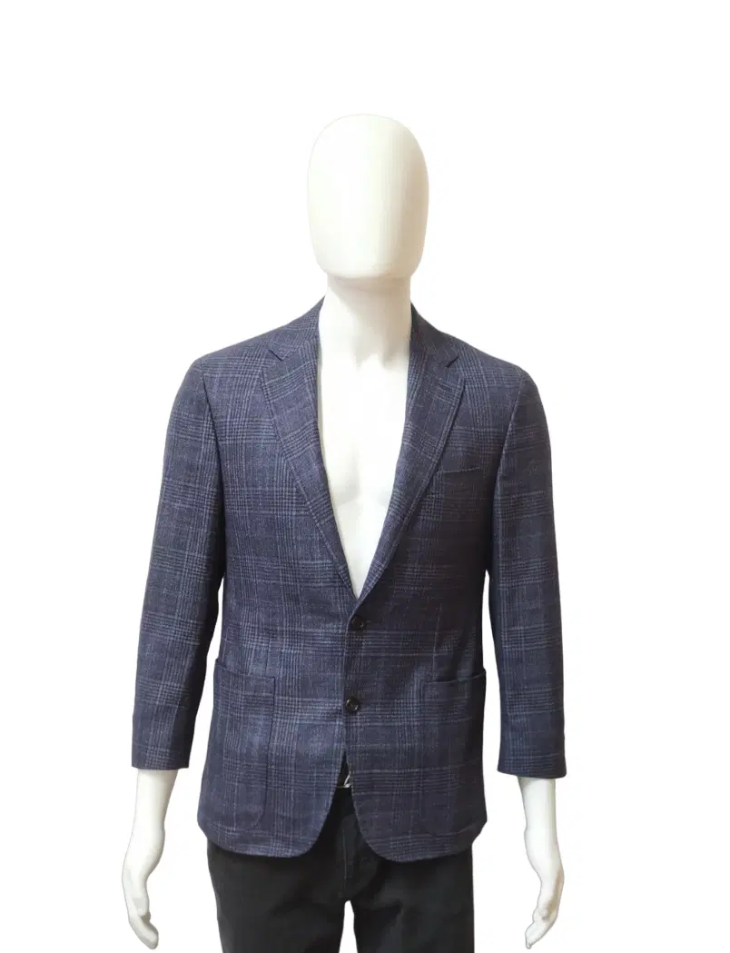 Canali Check Pattern Blazer