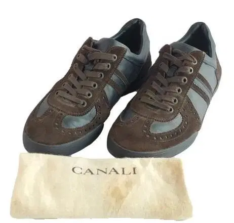 Canali Brown Suede Sneaker Size / 41-Hover-Image