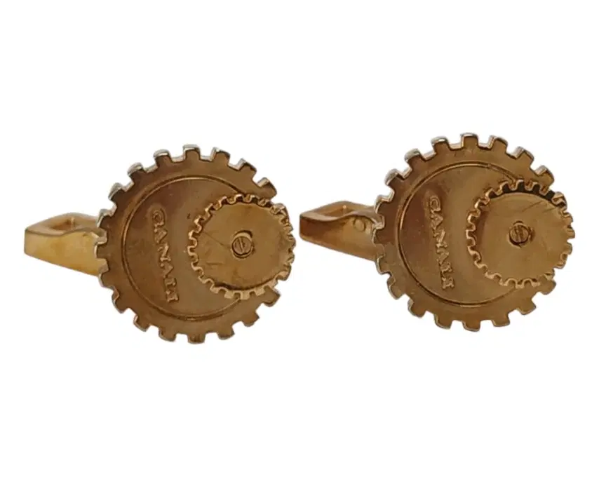 Canali Golden Cufflinks