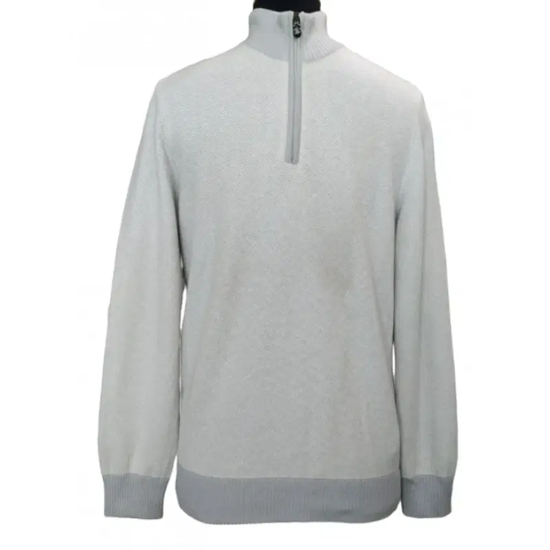 Canali Melange Wool Half-Zip Sweater