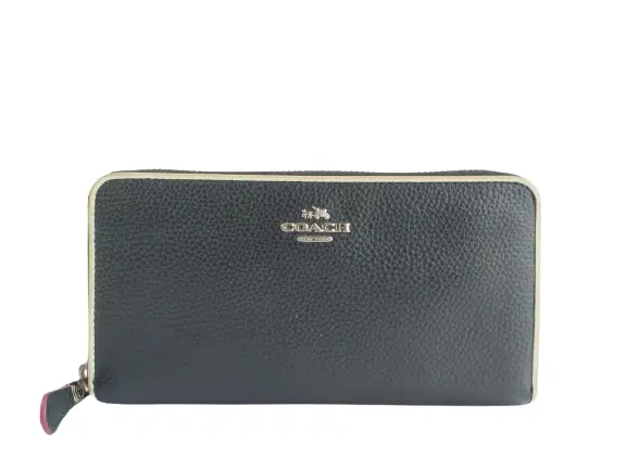 Coach Black Leather Wallet-Hover-Image