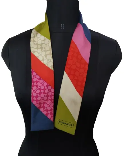 Coach Multicolor Signature Scarf/Wrap-Hover-Image