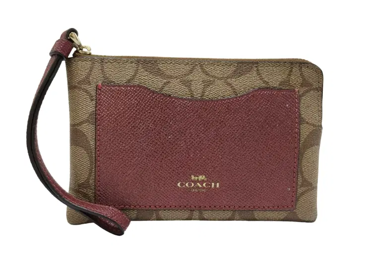 Coach Colorblock Corner Zip Wristlet-Hover-Image