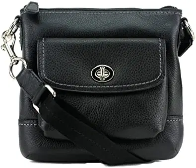 Coach Pebbled Leather Pocket Swing Pack Crossbody Bag