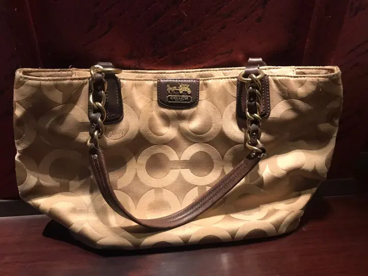 Coach 20481 Madison Optic Art Sateen Tote-Hover-Image