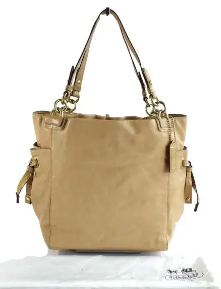 Coach Peyton Leather Shoulder Tote