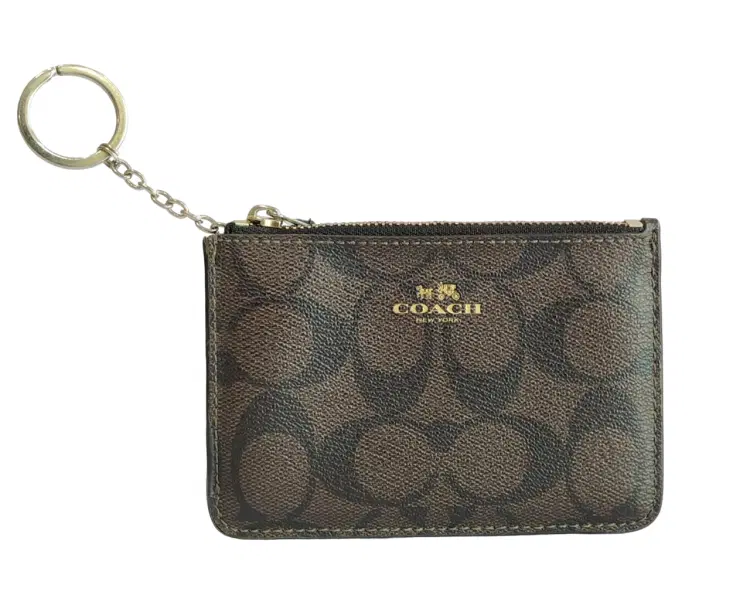 Coach Signature PVC Key Pouch-Hover-Image