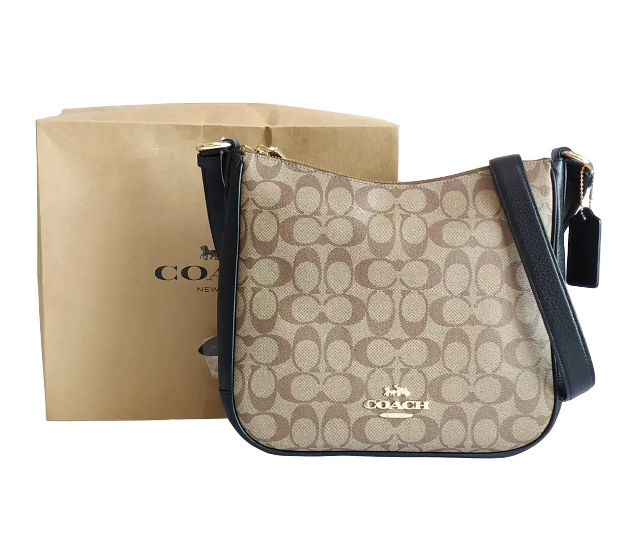 Coach Signature Ellie File Bag