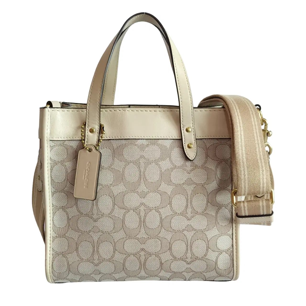 Coach Signature 22 Jacquard Field Tote