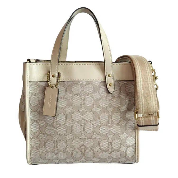 Coach Signature 22 Jacquard Field Tote-Hover-Image