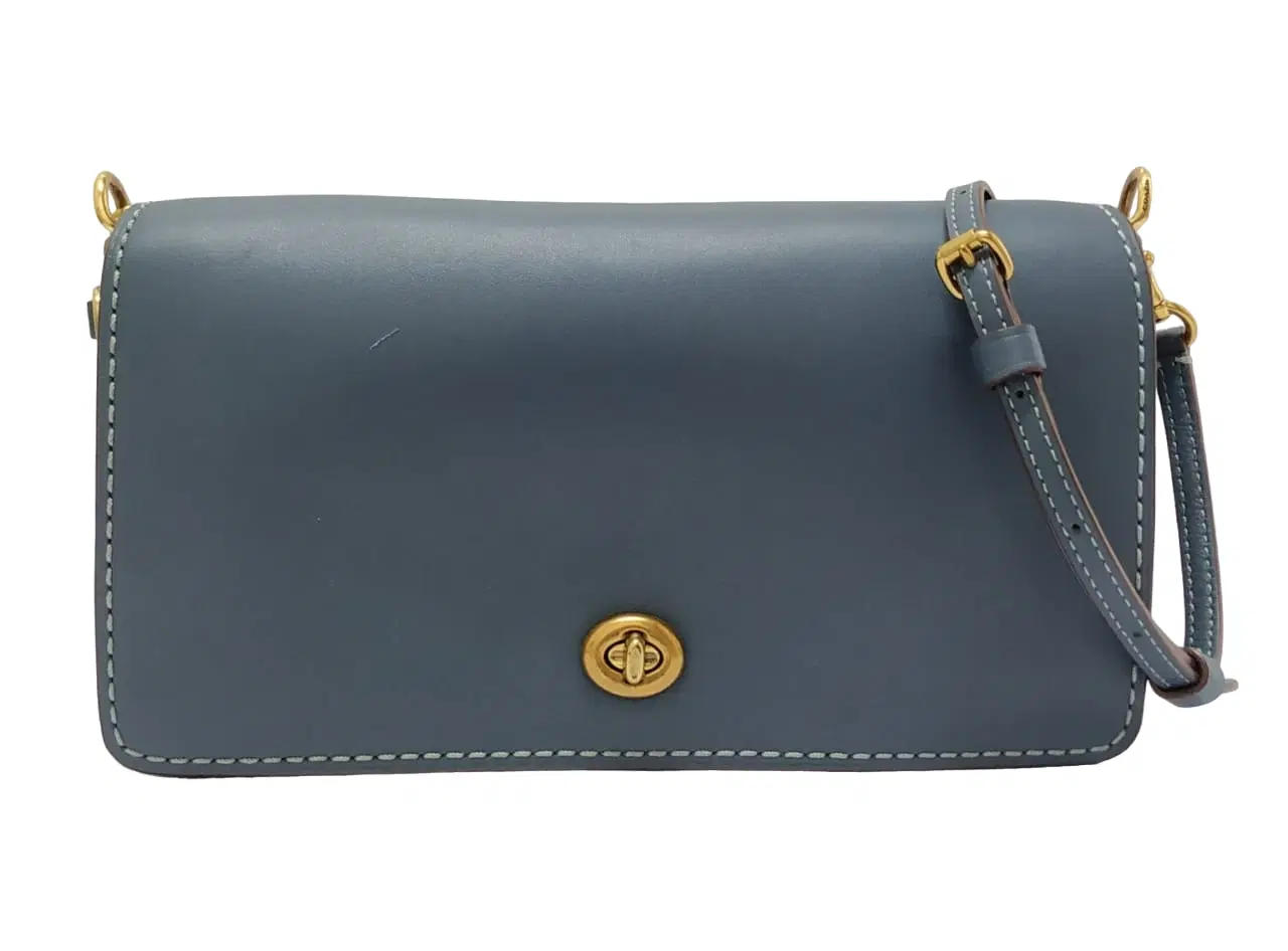 Coach Dinky Glovetanned Leather Turn-lock Flap Crossbody Bag