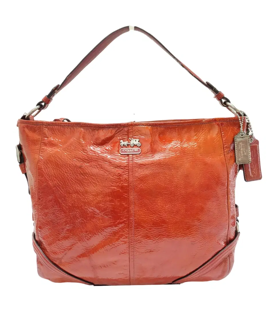 Coach Chelsea Katarina Paprika Patent Leather Hobo Bag