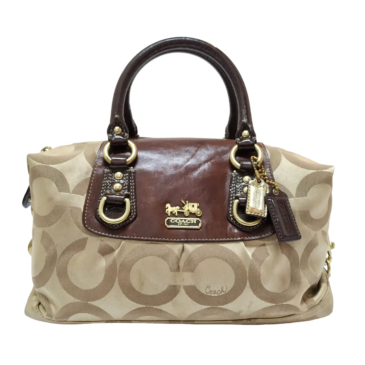 Coach Sabrina OpArt Authentic Satchel