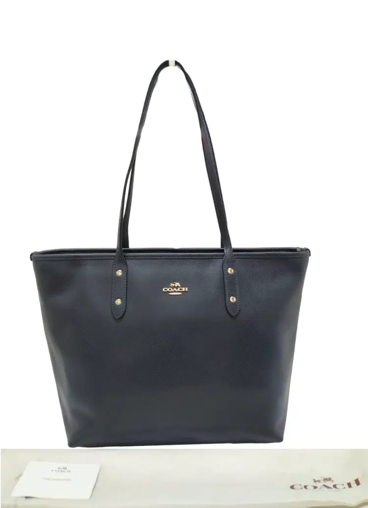 Coach City Blue Lether Tote-Hover-Image
