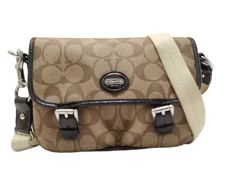 Coach Signature Double Buckle Crossbody Bag-Hover-Image