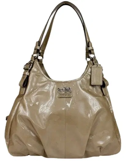 Coach Madison Maggie Patent Leather Shoulder Bag