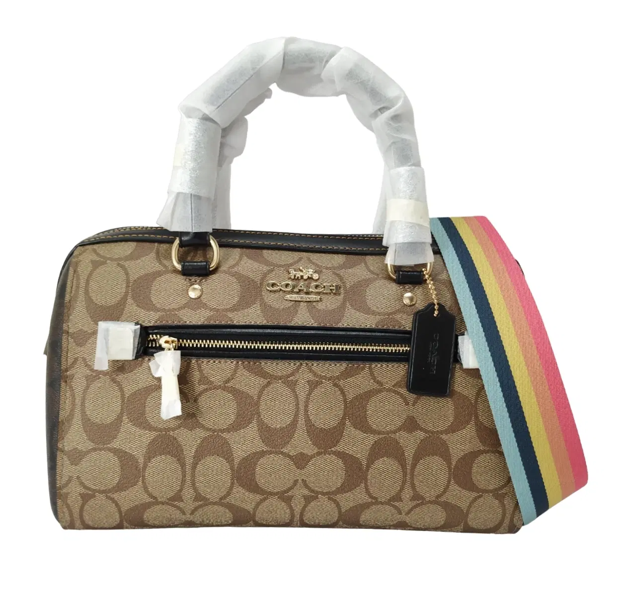 Coach Signature Canvas Rowan Satchel