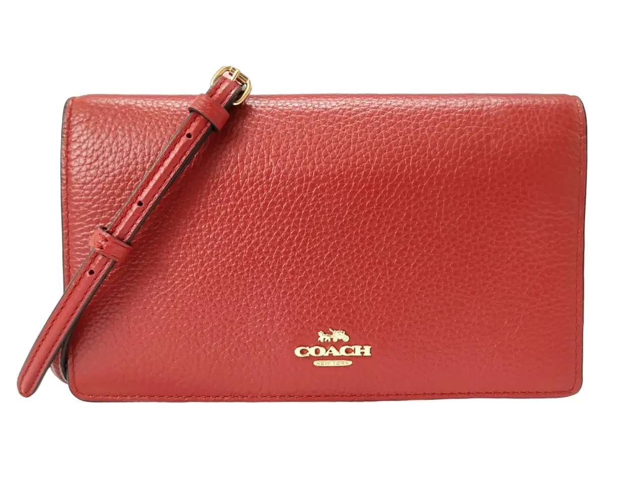 Coach Red Flap Crossbody Bag